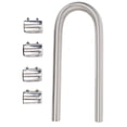 thumbnail image 1 of Stainless Steel Flexible Radiator Cooling Water Hose Kit with Adjustable Clamps Cap 48 Inch Universal, 1 of 7