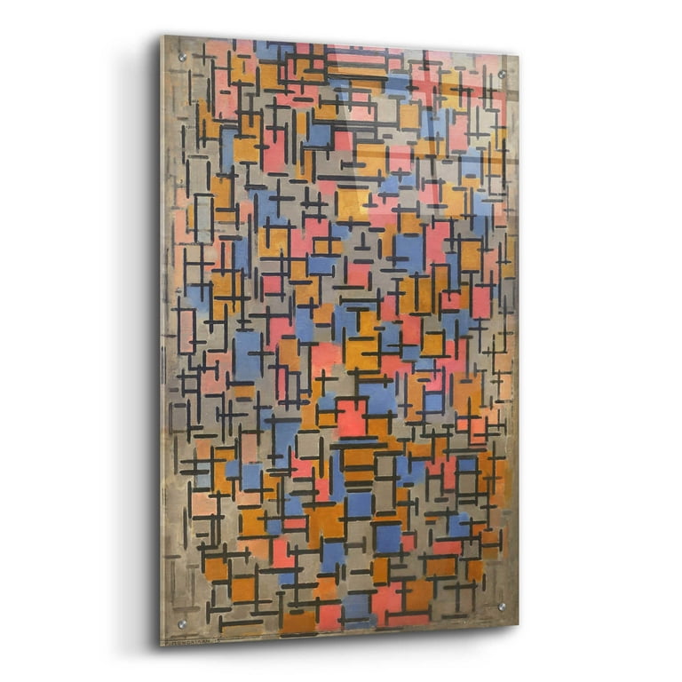 Epic Art 'Composizione, 1916' by Piet Mondrian, Acrylic Glass Wall