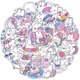 thumbnail image 1 of Mongmong Pegatinas de Conejo Kawaii para álbum de Recortes Paquete de 50 Lindas Pegatinas para computadora portátil Pegatinas de Vinilo Impermeables para Botellas de Agua Calcomanías de Bricolaje, 1 of 5