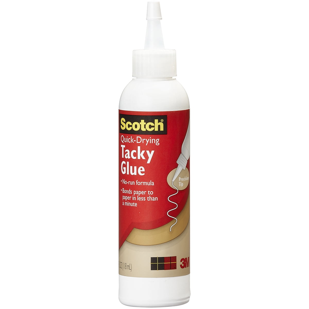 Scotch Quick-Drying Tacky Glue 4oz. per Bottle by 3M