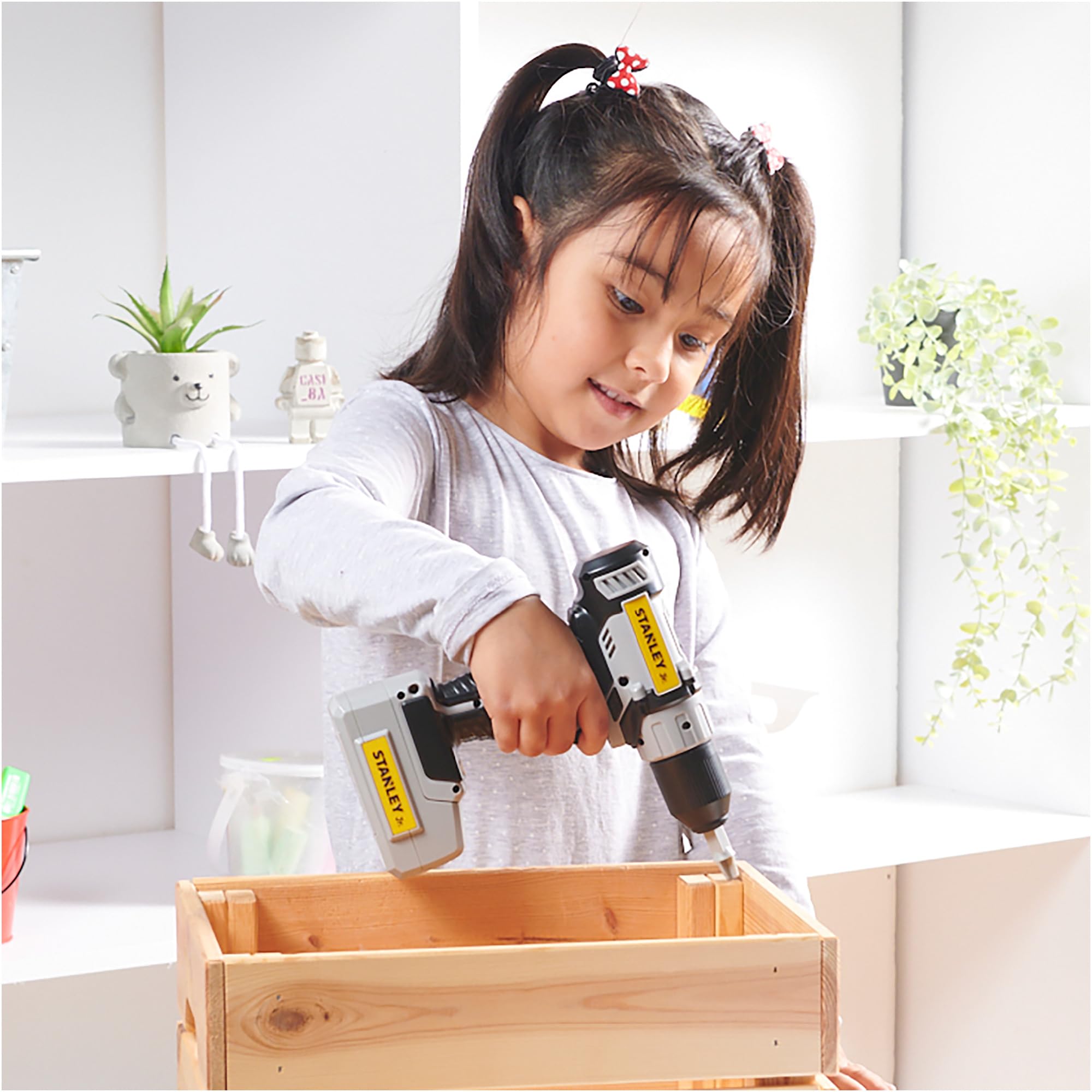 Stanley Jr. Battery-Operated Toy Drill with Lights & Sounds photo 2