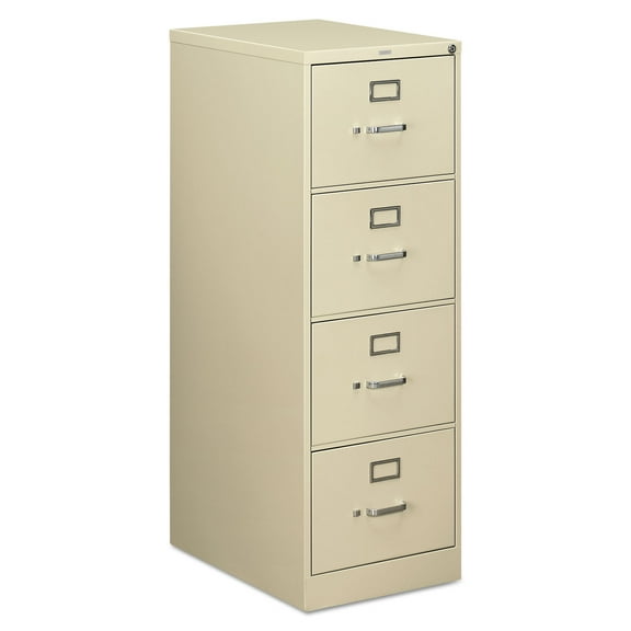 HON H514C.P.L 510 Series 18.25 in. x 25 in. x 52 in. 4 Legal-Size Vertical File Drawers - Putty