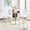 White/Gold, variant on PureDashio Dining Chairs Set of 2, Crocodile Embossed Faux Leather Bar Stools, Tall Accent Chairs for Kitchen,Living Room