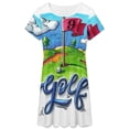 thumbnail image 3 of Golf Course Short Sleeve Dress Women Summer Evening Dresses Ladies Sundress, 3 of 7
