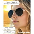 thumbnail image 3 of Grinderpunch Classic Aviator Sunglasses for Men Women Driving Sun Glasses Polarized UV400 Protection, 3 of 9