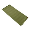 thumbnail image 3 of Soft Fleece Sleeping Bag Liner Cushion Thermal Sleeping Sack Sheet Warm Emergency Camping Blanket for Hotel Hiking Fishing Picnic Adult Dark Green, 3 of 8