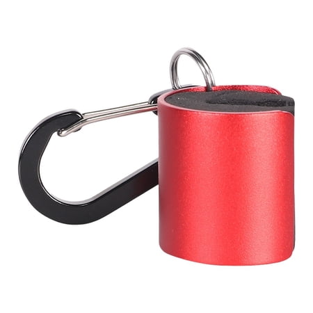 GRIMPEX Fishing Rod Holder Clip Lightweight Aluminum Double Hole Mount for Boat Angling Red