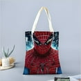 thumbnail image 2 of Spider-Man / Spiderman Bolso de tela con estampado de lienzo para mujer, bolsa de compras reutilizable y estética, con cremallera interior, regalo para mujer, 35 × 40 cm., 2 of 6