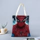 thumbnail image 2 of Spider-Man / Spiderman Bolso de tela con estampado de lienzo para mujer, bolsa de compras reutilizable y estética, con cremallera interior, regalo para mujer,38*45cm., 2 of 6