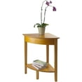 thumbnail image 2 of Winsome Wood Studio Home Office Corner Table, Honey Finish, 2 of 6