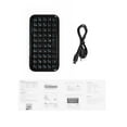 thumbnail image 3 of maskred 1/2/3 Wireless Keyboard with Button Keys Handheld ABS Lightweight Small Receiver Strong Stability Smooth Pocket Keypad Home Computer 12.00*6.00*0.70cm 1 Pc, 3 of 6