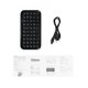 thumbnail image 3 of Sidaley Teclado inalámbrico Tamaño pequeño Recargable Ligero Pequeño receptor Teclado de bolsillo suave Smart TV Computadora Cine Teléfono y Comunicación, 3 of 6