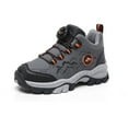 thumbnail image 3 of Kids Leather Outdoor Non-Slip Sneakers Boys Girls Unisex-Child Comfortable Athletic Running Walking Shoes Children Climbing Hiking Shoes, 3 of 12