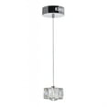 thumbnail image 1 of CWI Lighting LED Mini Pendant with Chrome Finish, 1 of 5