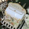thumbnail image 2 of Bigfortune Vintage Mailboxes for Homes Wall Mount Mailbox for Outdoor,Side of House, Porch & Indoor Use,Perfect for Letters & Small Mail, 2 of 8