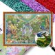 thumbnail image 1 of Kit Punto Cruz Del Mundo 9CT Likrtyny con cuentas bordado Parcial 71x46cm, 1 of 9