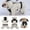 Beige, variant on Waterproof Windproof Full Body Dog Snowsuit with Hood and Adjustable Front Fit, Warm Winter Jacket for Cold Weather Walks