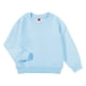 thumbnail image 1 of Blusas y camisas de manga larga con cuello redondo para niños, sudadera deportiva informal de color liso con cuello redondo y manga larga para niñas, top de poliéster, 1 of 4