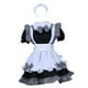 thumbnail image 4 of Disfraz de sirvienta para adultos, disfraz de Lolita para , Disfraces de Halloween, delantal de vestido elegante para mujer con sombreros S Hugo disfraz de sirvienta, 4 of 10