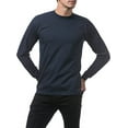 thumbnail image 4 of Pro Club Men's 3-Pack Heavyweight Cotton Long Sleeve Crew Neck T-Shirt, 4 of 5