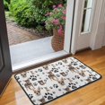 thumbnail image 2 of Chihuahua and Footprints Door Rugs,Washable Non Slip Door Mats Indoor,Decorative Door Mats,Entry Mat Indoor for Entrance,Bedroom,Kitchen,Bathroom,30"x17", 2 of 6