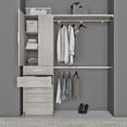 thumbnail image 4 of closet 5 cajones con puertas y maletero color blanco nordico, 4 of 8