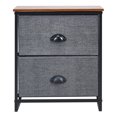 thumbnail image 5 of Patiojoy 2-Drawer Nightstands Organizer End Table Storage Unit Bedroom, 5 of 5