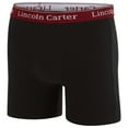 thumbnail image 4 of LINCOLN CARTER Men's Cotton Stretch Boxer Briefs, Pack of 6, Anti-Chafing, Soft, Cooling, Tagless - L, Black, 4 of 7