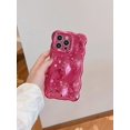 thumbnail image 4 of Wave Bubble Electroplated Silver Phone Case Compatible With Iphone, 4 of 4