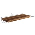 thumbnail image 2 of Wall-Mounted Wooden Shelving for Balcony, Bathroom, and Living Room - Space-Saving Partition and Dec, 2 of 5