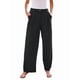 thumbnail image 3 of Pantalones de Vestir de Pierna y Cintura Alta para Mujer. Negro L, 3 of 8