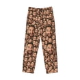 thumbnail image 4 of Aloohaidyvio Mens Cotton Pajama Pants Lightweight Lounge Sleep Bottoms with Pockets Drawstring, 4 of 6