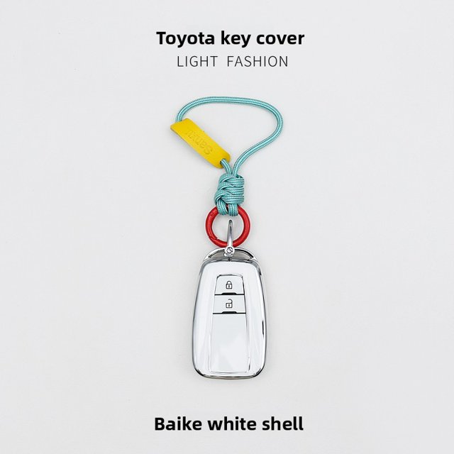 Car Key Fob Cover Case Protector For 2024 Toyota RAV4 Key Fob Cover Highlander Frontlander Venza Key Case
