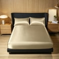 thumbnail image 4 of Summer Double Bed Fitted Sheet, Non-Slip Secure Stretch Nylon, Multicolor, 203x198 cm Mattress Protector Cover, 1 Pack, 4 of 6