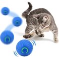 thumbnail image 1 of Interactive Cat Toys 2.0,Smart Self Rolling Ball Cat Toy with Colorful Light,USB Rechargeable,Automatic Power Cat Moving Rotating Ball for Bored Indoo, 1 of 5