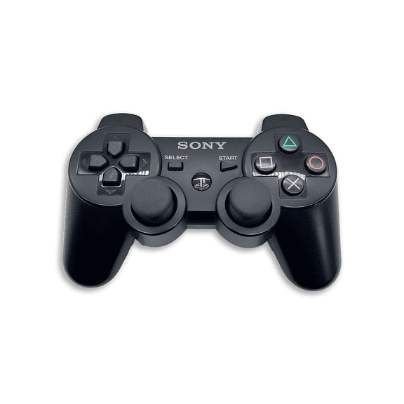 Restored Playstation 3 PS3 Controller Wireless Bluetooth Controller, Black