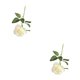 thumbnail image 3 of Moyic 12 piezas exquisita artesanía y elegancia rosas y flores de seda para un toque romántico y blanco romántico blanco 2Conjunto, 3 of 6