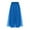 Blue, variant on Busydd Skirts for Women Fashion Solid Color Elastic Waist Maxi Skirt Casual Flowy Three-Layer Long Skirts for Women Casual Mesh Performance Dance Skirt