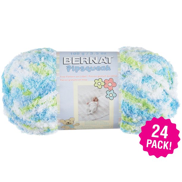 Bernat Pipsqueak Yarn Funny Bunny Print, Multipack of 24 Walmart