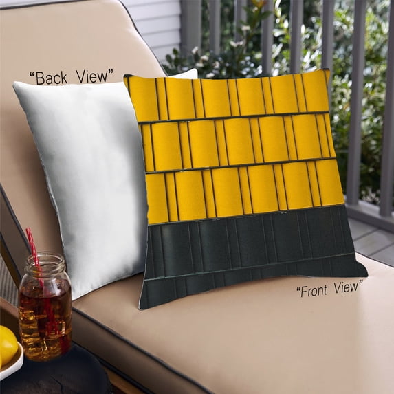 Ahgly Company Abstract Textures Outdoor Throw Pillow, 18 inch by 18 inch