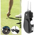 thumbnail image 4 of nipocaio Golf Divot Outil, Multifonctions en Plastique Golf Divot Réparation Outil Marqueur Brosse Course Compteur et Clip Ceinture, 4 of 5