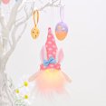 thumbnail image 4 of Matsuzay Colgante de Pascua Festival Fiesta temática Muñeca sin rostro PVC Decoración de temporada Escaparate Decorativo Adorno de primavera Kits de decoración para fiestas Rosa, 4 of 6