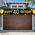 thumbnail image 5 of Glamorous Glittery Gold Happy 40 Birthday Banner Party Decoration Backdrop Background Photo Props for Birthday Celebrations Party Supplies Festive Decorations Event Decor, 5 of 7