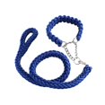 thumbnail image 1 of FrostHike Dog Lead Leash Double Strand Rope Large Metal Chain Buckle Pet Pull Rope Collar For Dog Leash Lead Walking Running, (Blue), 1 of 5