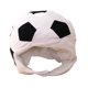 thumbnail image 1 of sombrero con forma de balón de fútbol para fiesta de Mardi Gras, accesorio divertido para fotos (colores surtidos), 1 of 8