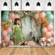 thumbnail image 2 of 210X150cm Children's Forest Animal Birthday Background Cloth Party Balloon Photography Background Cloth Party Decor, D, 2 of 5