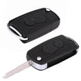 thumbnail image 4 of Shell Key, 2 Botones CAR REMOTO CLAVE FOB Case De Carcasa De Instalación Fácil De Instalación Para Ssangyong Actyon Kyron Rexton, 4 of 7