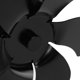 thumbnail image 2 of Ventilador de estufa Jadeshay 6 aspas negro ventilador para chimenea accionado térmicamente, 2 of 8