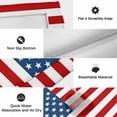 thumbnail image 5 of American Flag Outdoor Rug 3x5 Ft, Non Slip Washable Area Rug, Blue Red USA Flag Patio Rugs Carpet Runner, Large Floor Mat for Indoor/Outdoor Deck Porch Camping, 5 of 8