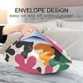 thumbnail image 4 of Yayeee Pillowcase Standard Size Set of 2 Satin Wrinkle Resistant Pillow Case, Pink Floral Blooms, 4 of 8